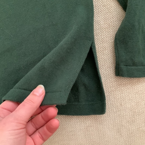 Forest green turtleneck sweater, size L, VGUC - Picture 4 of 4